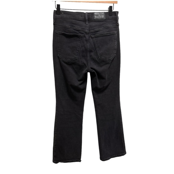 Madewell Cali Demi Boot Black Jeans Size 28 - Picture 3 of 13